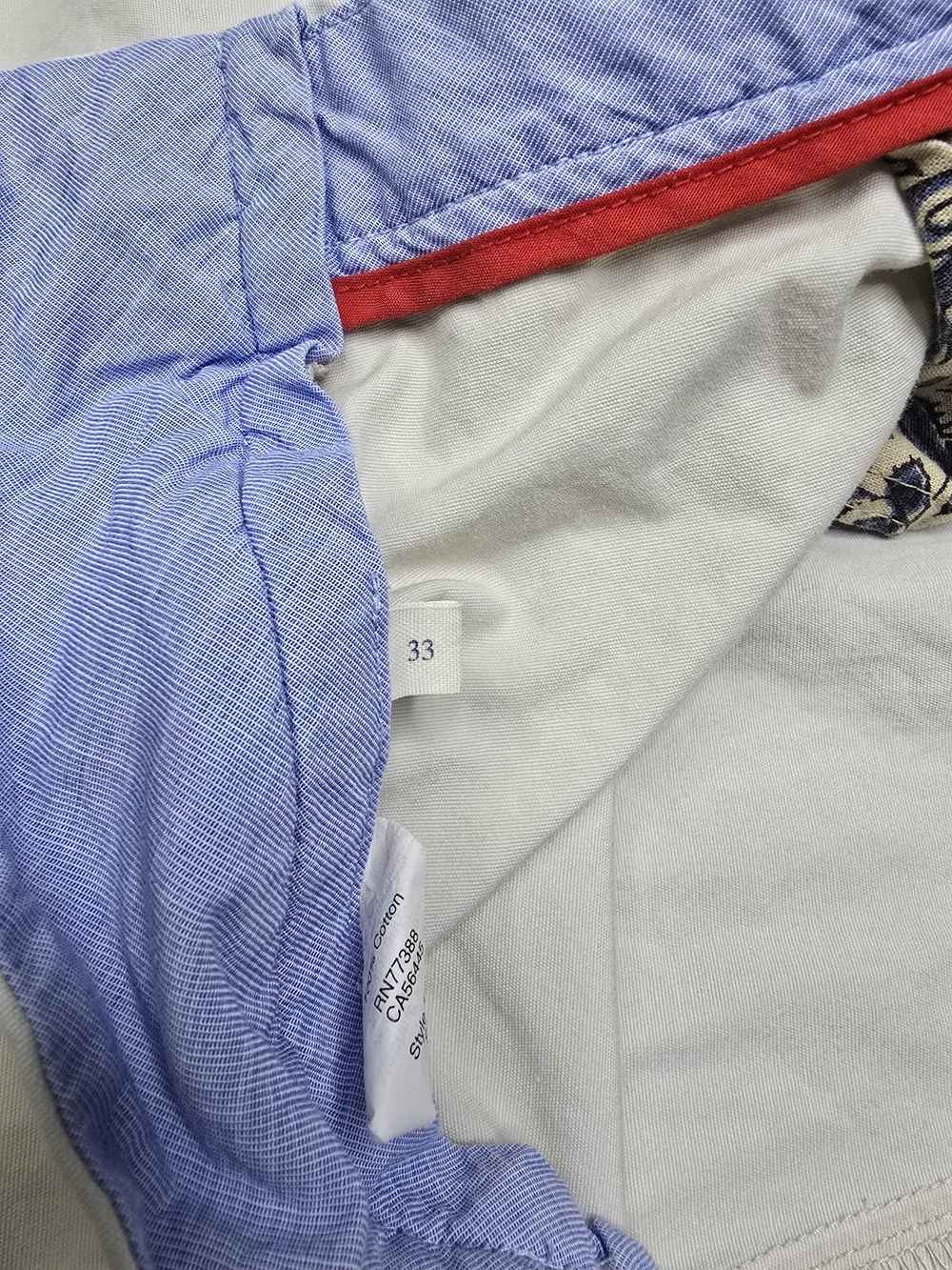 J.Crew Men's Chino Shorts Size 33 Light Khaki Cotton Flat Front Casual Preppy